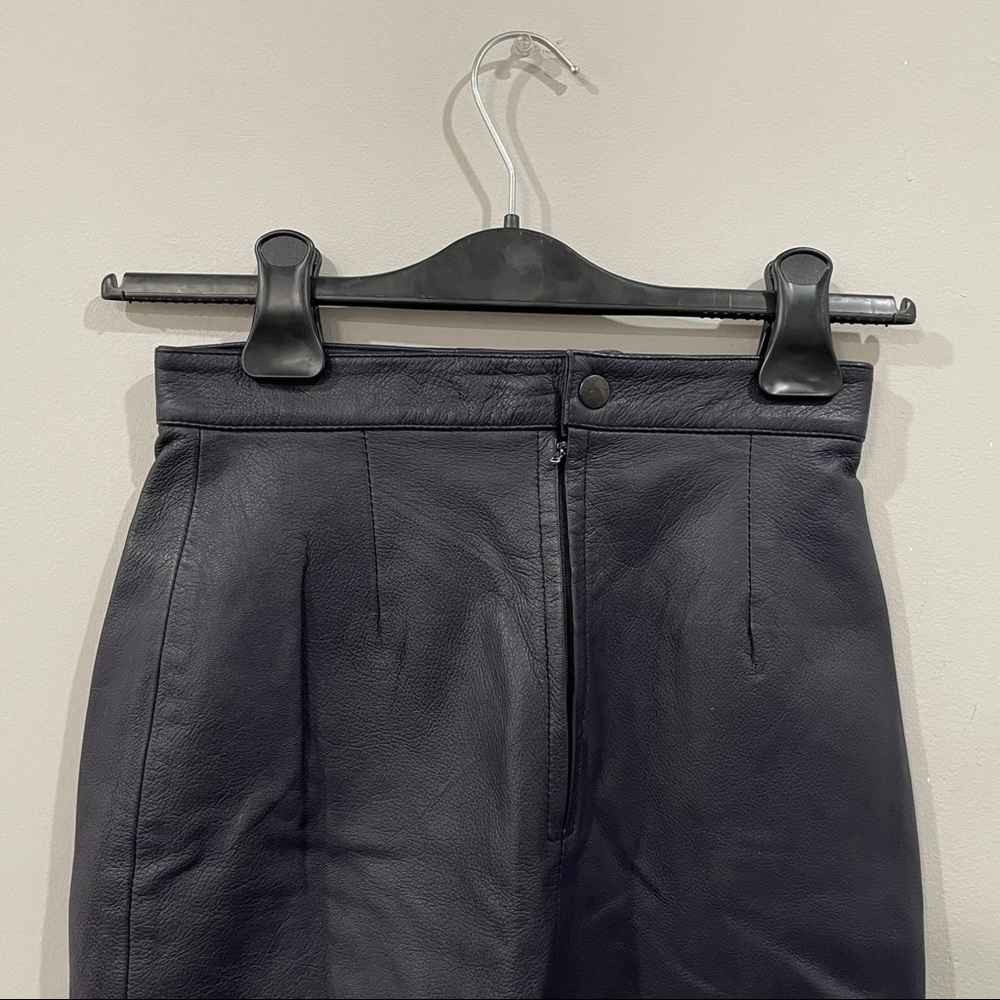 Pefri Casadesport Echtes Leder Skirt